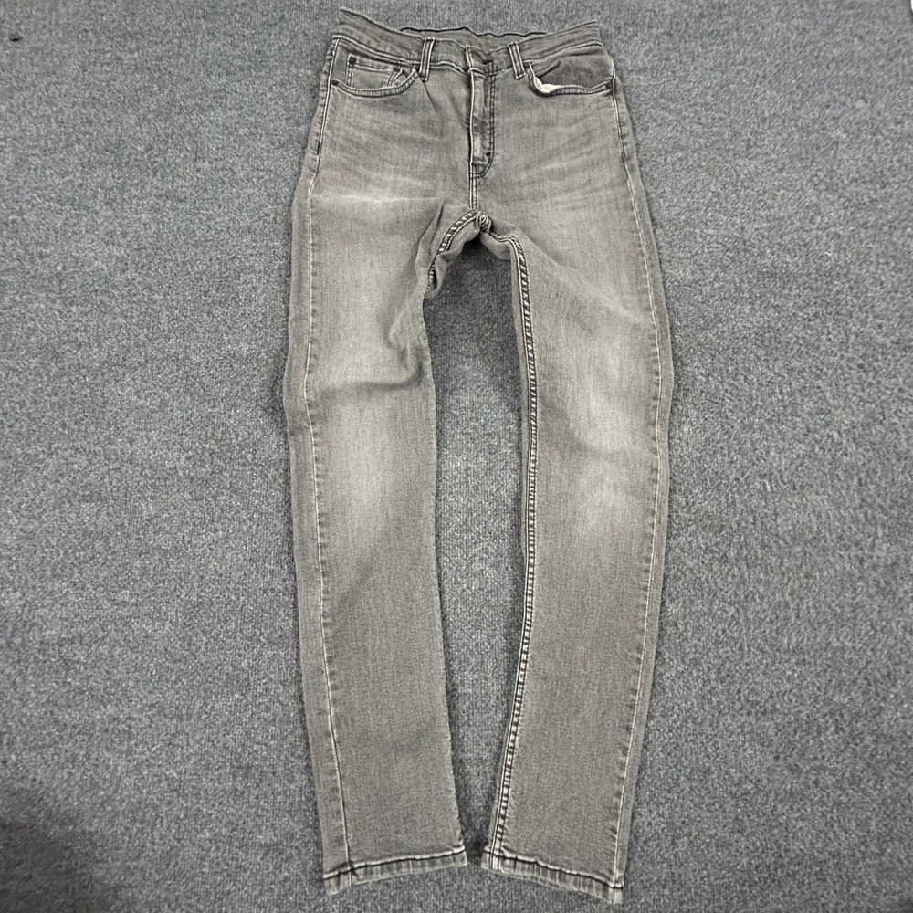 Levi's Jeans Mens Size 30x32 Gray 510 Skinny Fit Denim Faded Stretch Casual